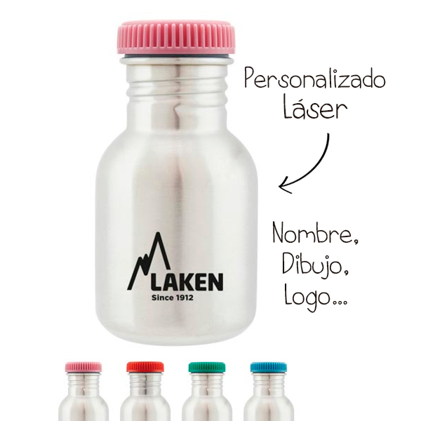 Botella personalizada con Nombre  Botella agua acero inoxidable